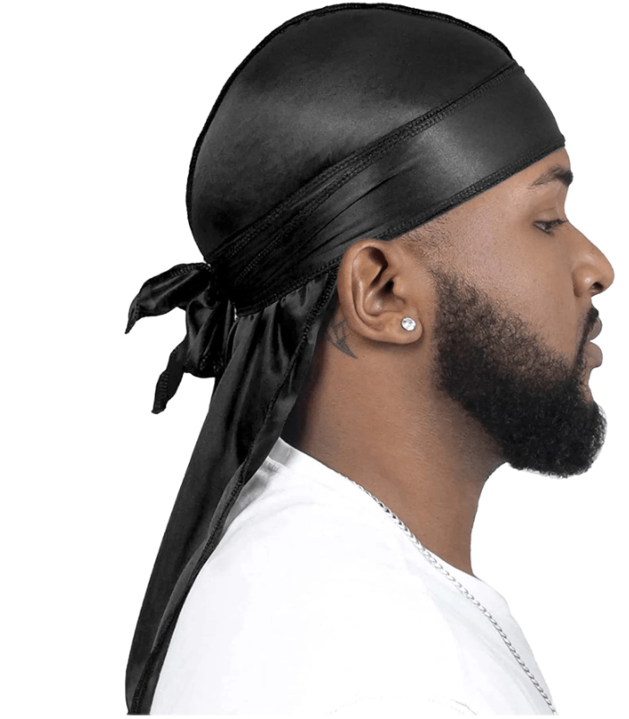 pièces Durag en soie pour hommes