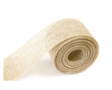 Ruban de toile de jute, 4m x 4cm