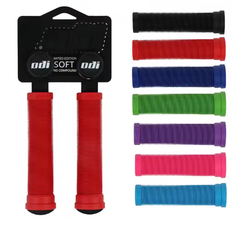ODI vtt poignées de guidon vélo Gel de silice poignée de guidon doux antidérapant absorbant les chocs poignée couverture XC/AM descente vélo pliant