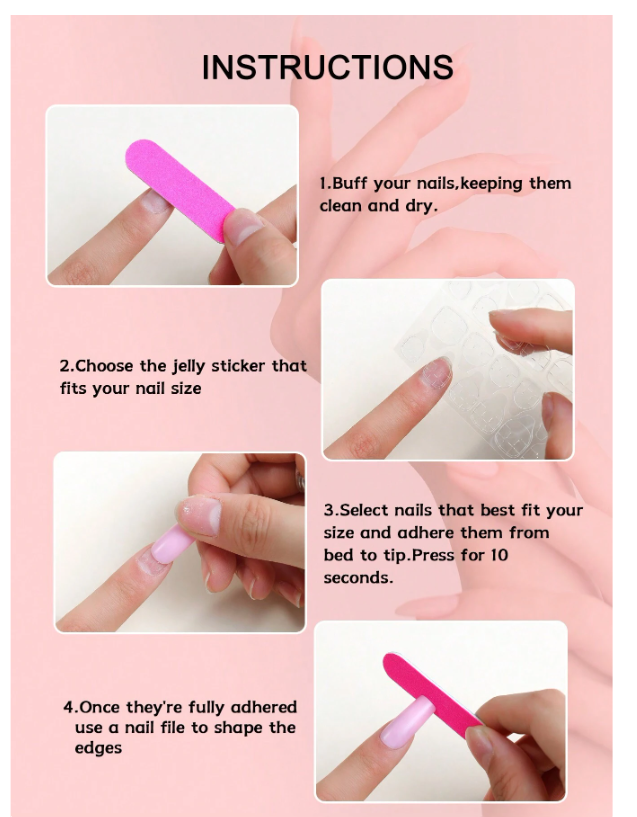 Faux ongles pieds French Tips – Press-On élégants et faciles