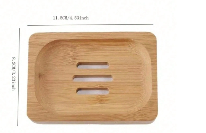 Porte-savon en bois vintage pour salle de bain