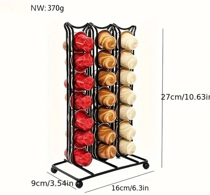 Organisateur de capsules de café 42 poches