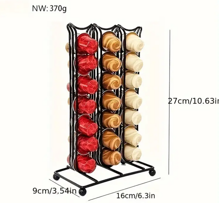 Organisateur de capsules de café 42 poches