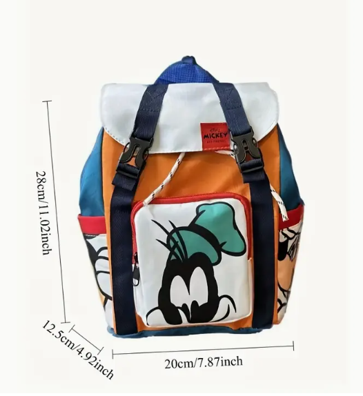 Sac à Dos Disney Avec Donald et Goofy - Bretelles Réglables