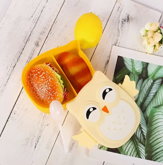 LunchBox Portable – Forme Hibou Cartoon