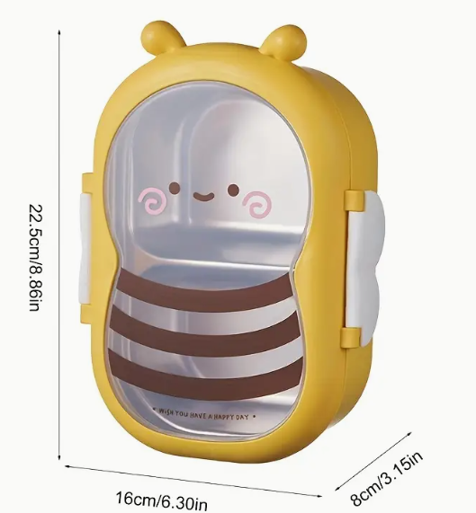 LunchBox Bento Acier Inoxydable – Double Compartiment