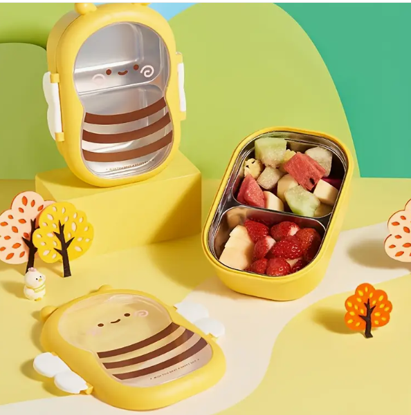 LunchBox Bento Acier Inoxydable – Double Compartiment