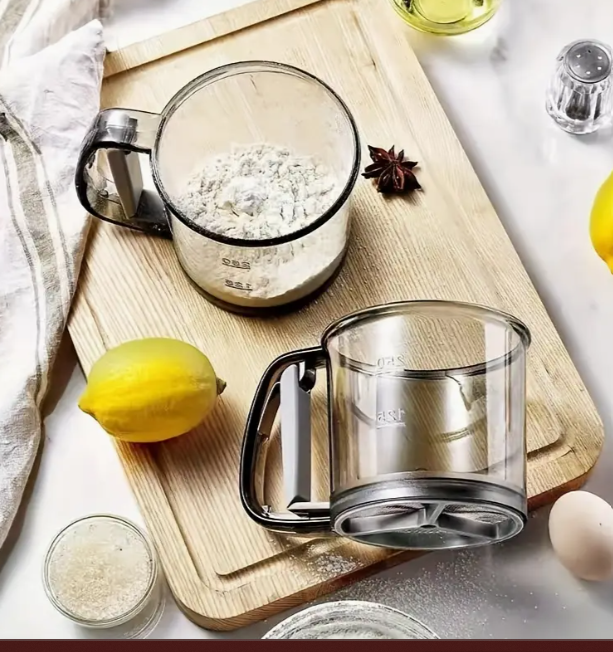 Tamis à Farine en Acier Inoxydable - Maille Fine pour Pâte Lisse et Gâteaux