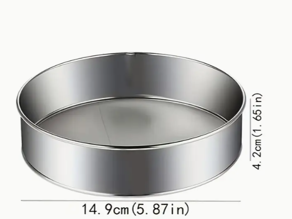 Tamis de Pâtisserie en Maille Fine en Acier Inoxydable