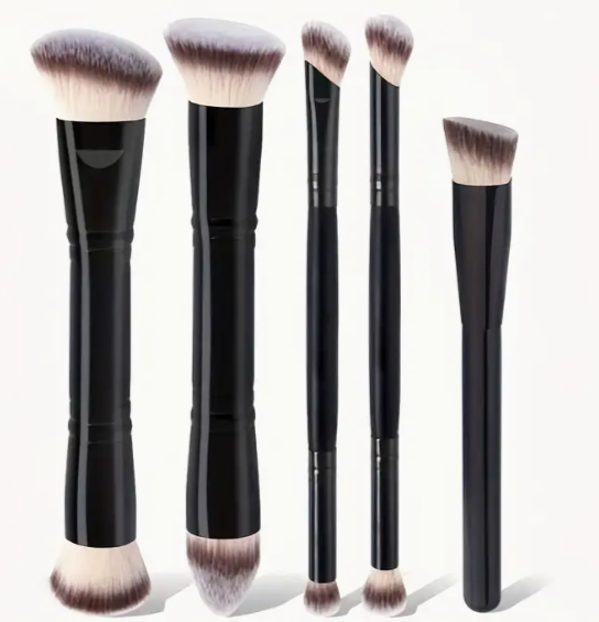 Kit de Pinceaux Double Usage 5 pièces