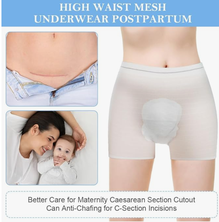 Culottes Post Accouchement, Culottes de Maternité Jetables, Slip Jetable Maternité, 10 pièces