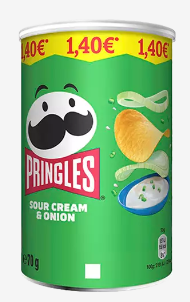 PRINGLES  - Chips saveur crème oignon - 70G