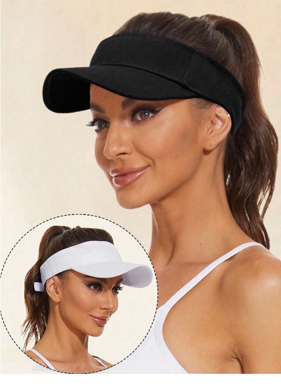 Casquette visière réglable pour sport unisexe