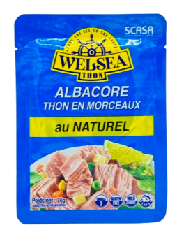 WELSEA - Thon en morceaux au naturel- 74G