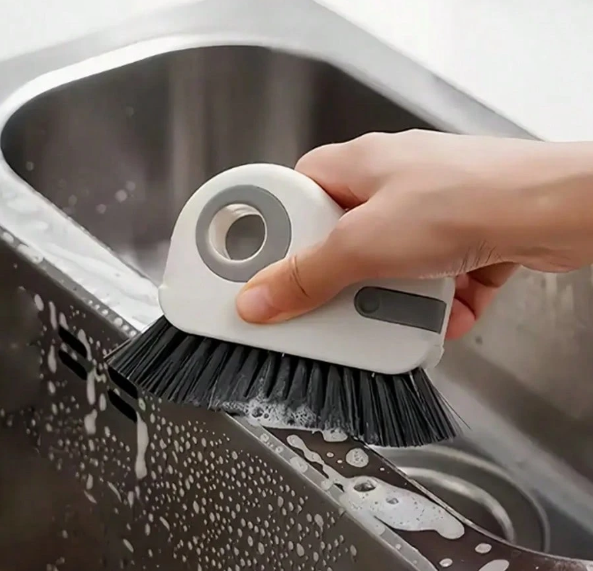 Brosse de nettoyage de rail de fenêtre 2-en-1