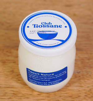 CLUB TIOSSANE - Yaourt nature- 125G