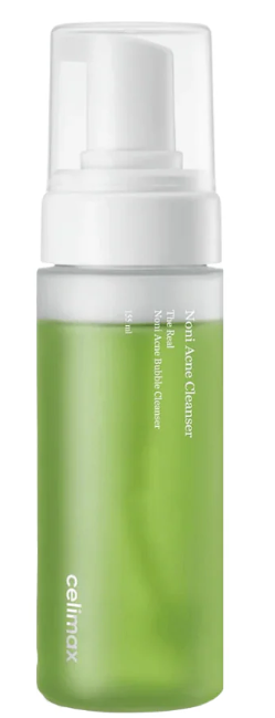 celimax - The Real Noni Acne Bubble Cleanser - Nettoyant anti-acné 155ml
