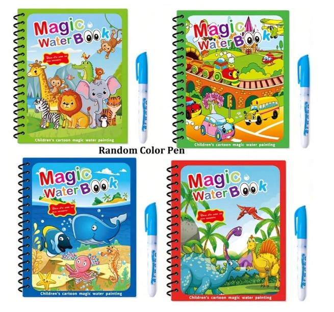 Livre de dessin à eau avec stylo