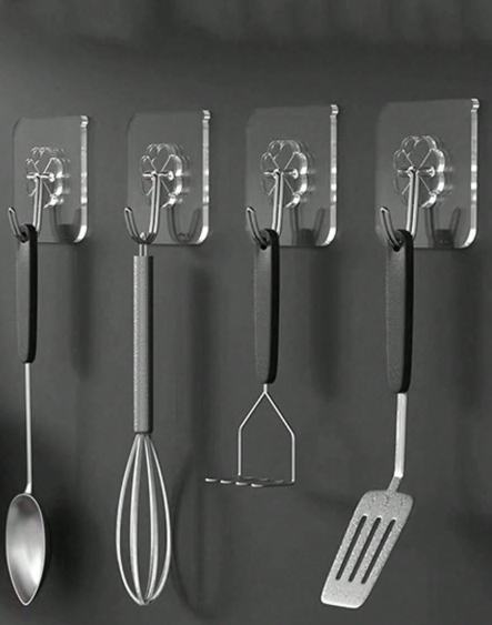 10  pièces Crochets muraux adhésifs, crochets sans dommage sans perçage