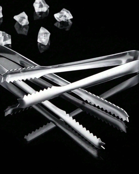 Pinces à glace en acier inoxydable antidérapantes