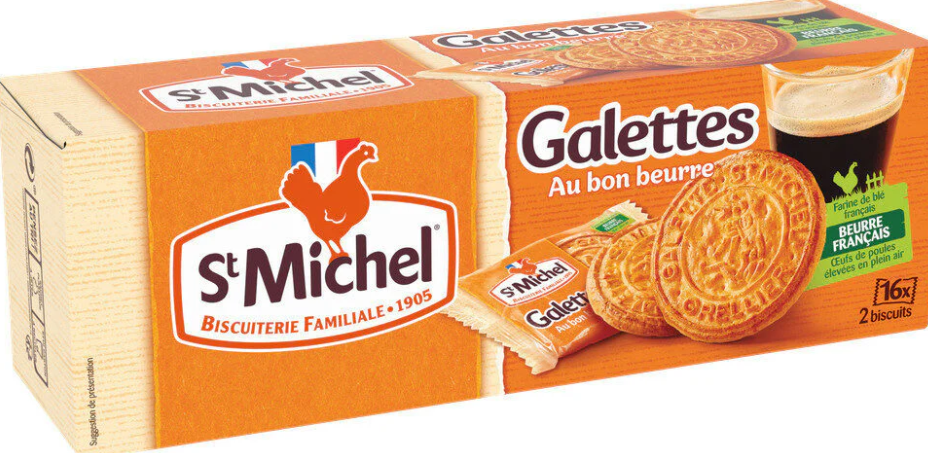 ST MICHEL Biscuits Galettes accompagnement café 208g