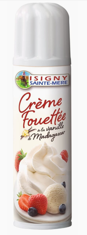 Isigny Sainte-Mère - Crème fouettée à la madagascar, vanille (250g)