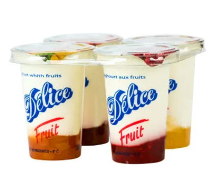 Yaourt fruité Delices Fruits frais de qualité