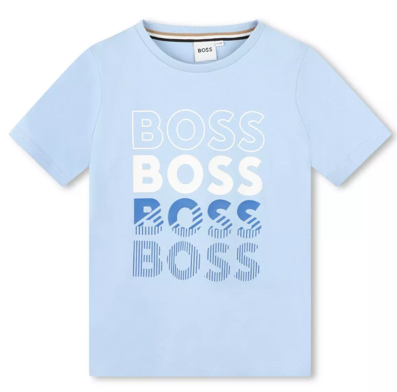 Boss T-shirt enfant avec logo Bld, design audacieux ,garçon 6ans