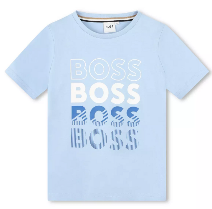 Boss T-shirt enfant avec logo Bld, design audacieux ,garçon 6ans