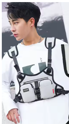 Sacs de sport pour hommes, Rig Bag, Hip-Hop, Nylon, Streetwear