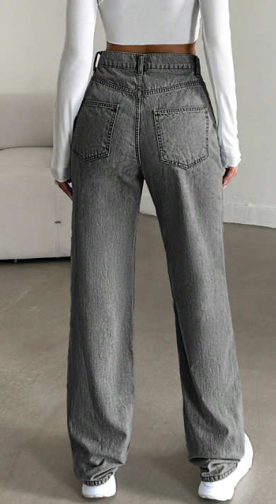 Jean À Jambe Droite Pour Femme -Taille 34