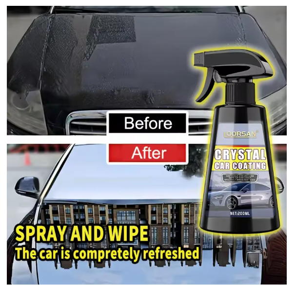 ULTIMATE SHIELD – Spray Revêtement Auto Cristal Brillant Longue Durée