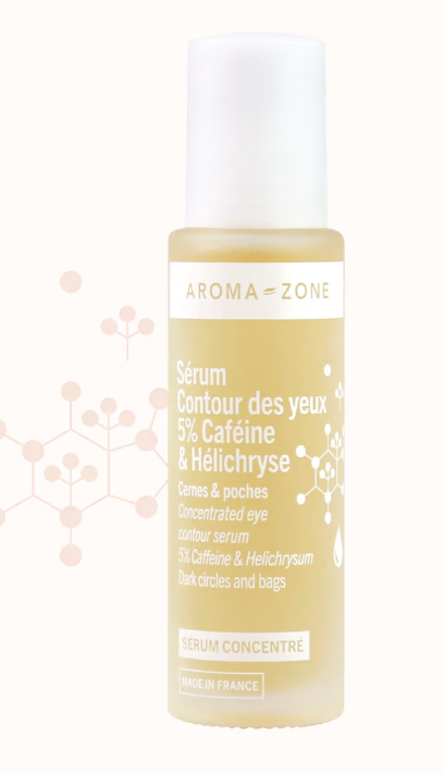 AROMA - ZONE - Serum contour desyeux caféine 5% & hélichryse 15ml
