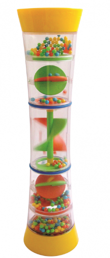 Bâton De Pluie 30 Cm Bébé Coloré Bois Instrument Sensoriel Sons Doux Hélice Visuelle