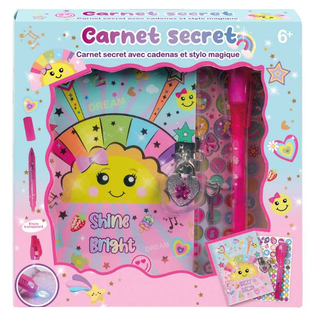 Carnet secret phosphorescent