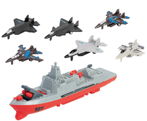 Set Militaire Naval 7 Pièces Diorama Maritime Accessoires Figurines Miniatures Historiques