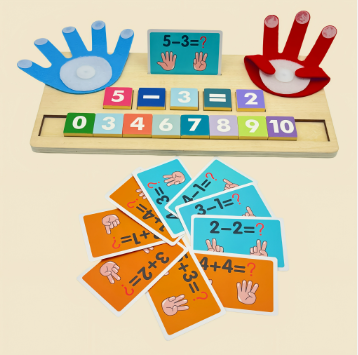 Tableau d'apprentissage en bois