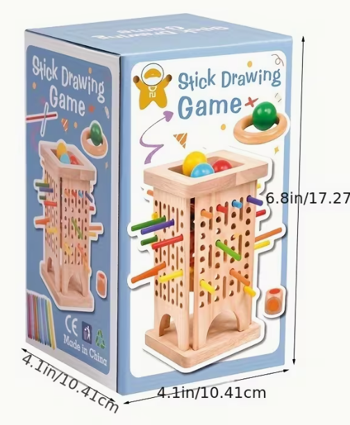 Bâton en Bois 3-en-1