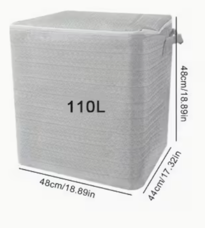 sac de Rangement Surdimensionnée avec fermeture