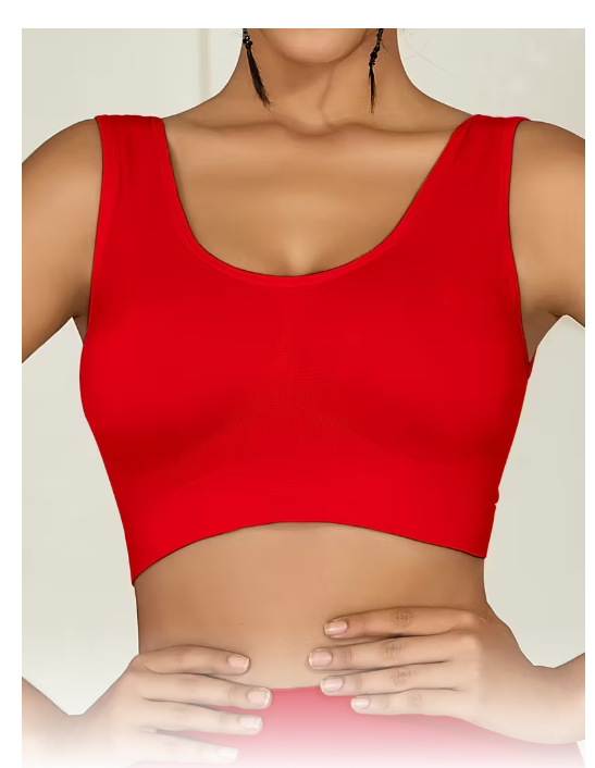 Lot de 3 Soutiens-Gorge de Sport Sans Couture pour Femmes – Taille M