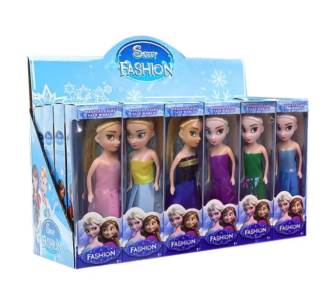 Robes Disney Frozen Filles Set 6 Pièces Accessoires Déguisement Fêtes Enfants Cadeau