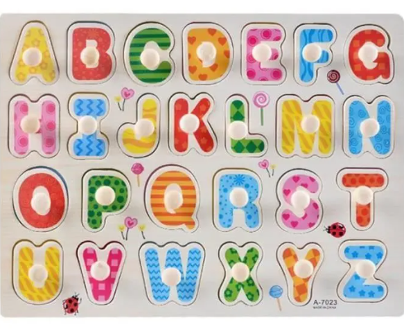 Puzzle Bois Ferme Alphabet