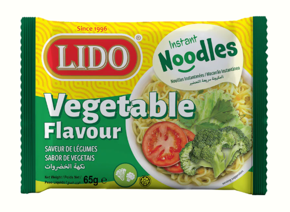 Lido nouille végétale 65g