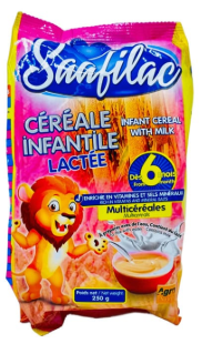 Saafilac – Céréale Infantile Lactée – Sachet de 250 g