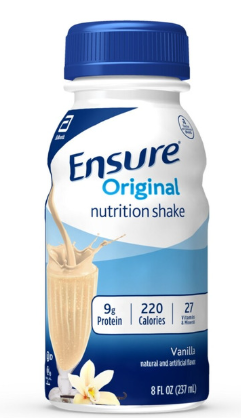 Ensure Original bouteilles de boisson protéinée prêtes à la vanille ,237ml