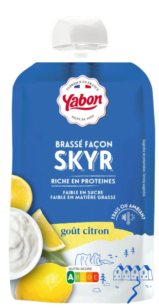 YABON Brassé Façon Skyr Citron