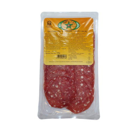 Extra Hall – Salchichon de Dinde Halal – 100 g