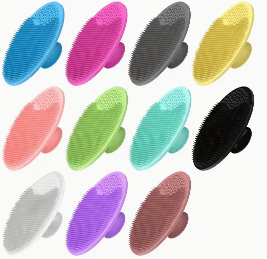 Ensemble de 3 Brosses de Douche en Silicone pour Cheveux