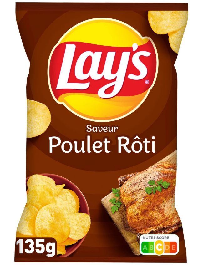 LAYS -poulet roti 135g