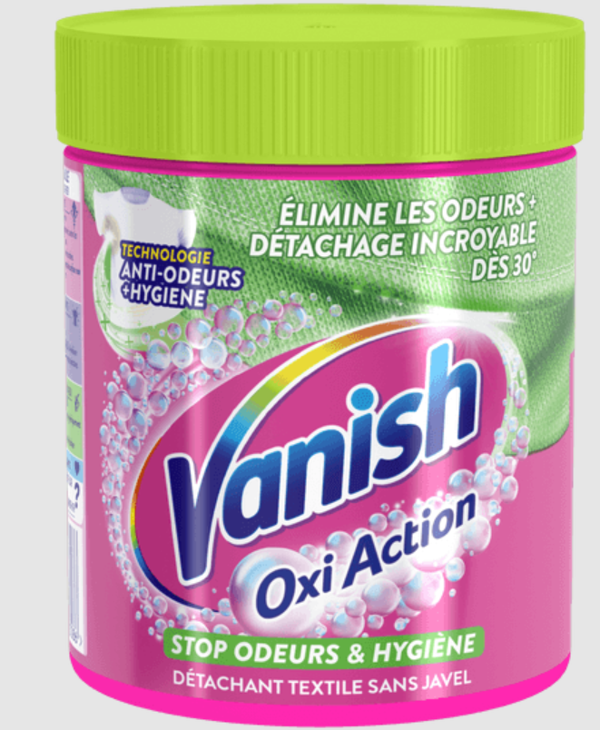 Vanish Poudre Oxi Action Stop Odeurs Hygiene